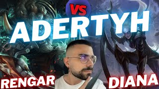 ADERTYH | RENGAR VS DIANA | JNG GAMEPLAY | Patch 15.19 / Season 15 | #LeagueofLegends