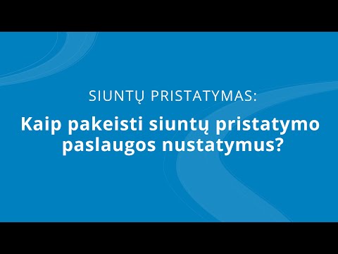 Video: Kaip pataisyti pašto dėžutės įrašą?