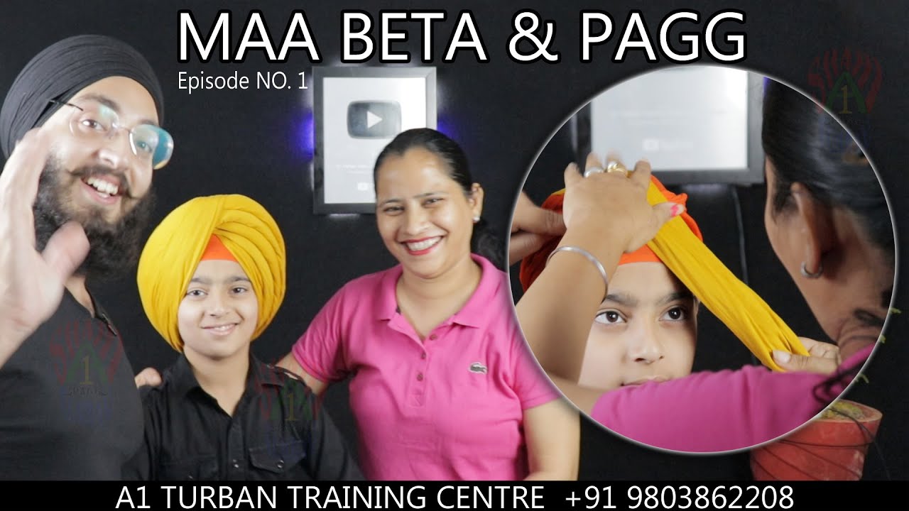 Episode No. 1, How to Tie A Turban | Guru Maa how to tie a turban headscarf