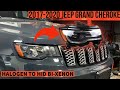 ⚠️ 2017-2021 Jeep Grand Cherokee LED HID Headlight Swap