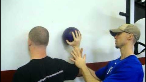 Med Ball External Rotation with Rhythmic Stabilization