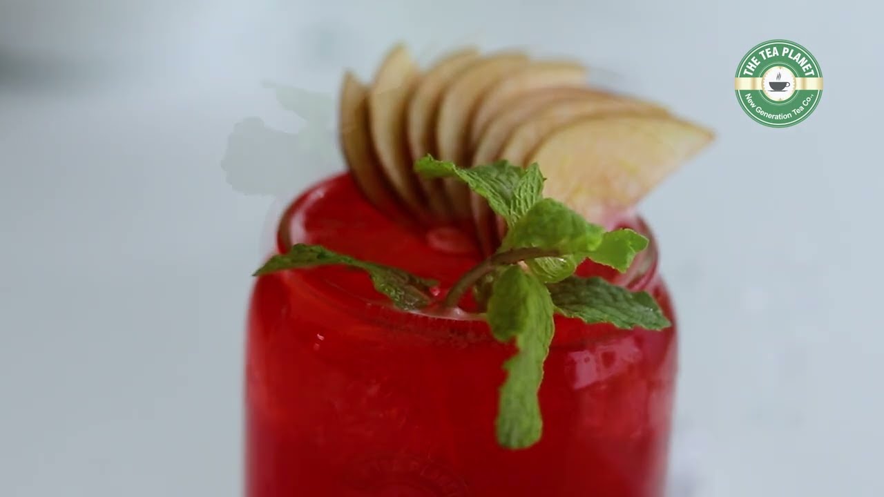 Hibiscus & Mint Fruit Bubble Tea Recipe | The Tea Planet | Fruit Bubble Tea Series