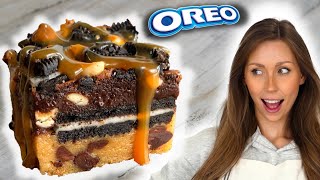 Easy Oreo Brookies! So good!