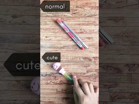 Normal VS Cute stationery😍😱 #shorts #viral #satisfying
