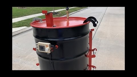 85 Gallon UDS  with The Lavalock Temperature Controller