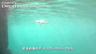 【エクスセンス】デプスレス 75SS AR-C 水中動画