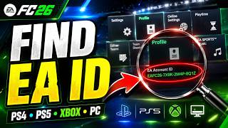 🧐 EA FC 26 How to find EA Account ID  | PS4, PS5, XBOX, PC #eafc26 #fifa