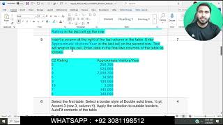 Exp25_Word_Ch03_Cumulative - Tourism | Exp25 Word Ch03 Cumulative - Tourism|Exp25 Word Ch03 Tourism