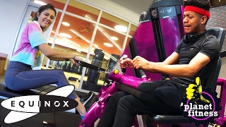 Our PBL Hosts Will and Yessica go to both Equinox and Planet Fitness to see which gym can give you the best work out experience 