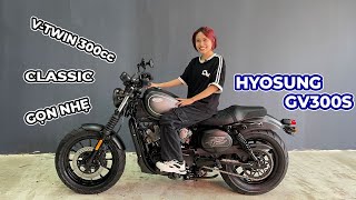 Review chi tiết Hyosung GV300S, Bobber kiểu Mỹ nhỏ gọn