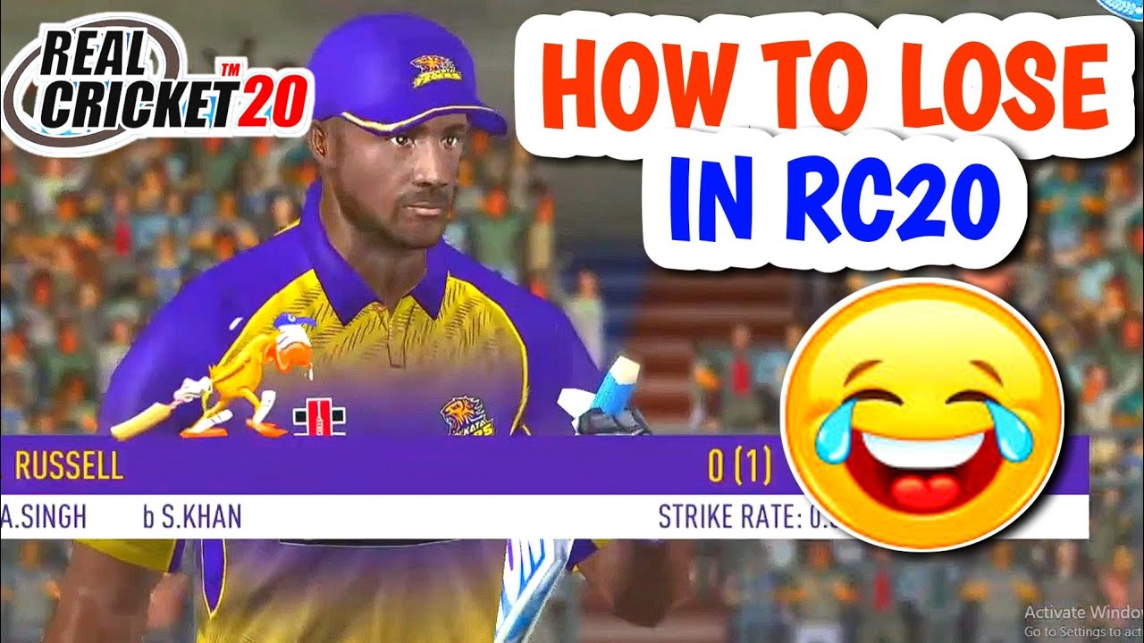 FUNNY GAMEPLAY IN REAL CRICKET 20 | I AM THE BIGGEST NOOB IN REAL CRICKET 20 | REAL CRICKET 21