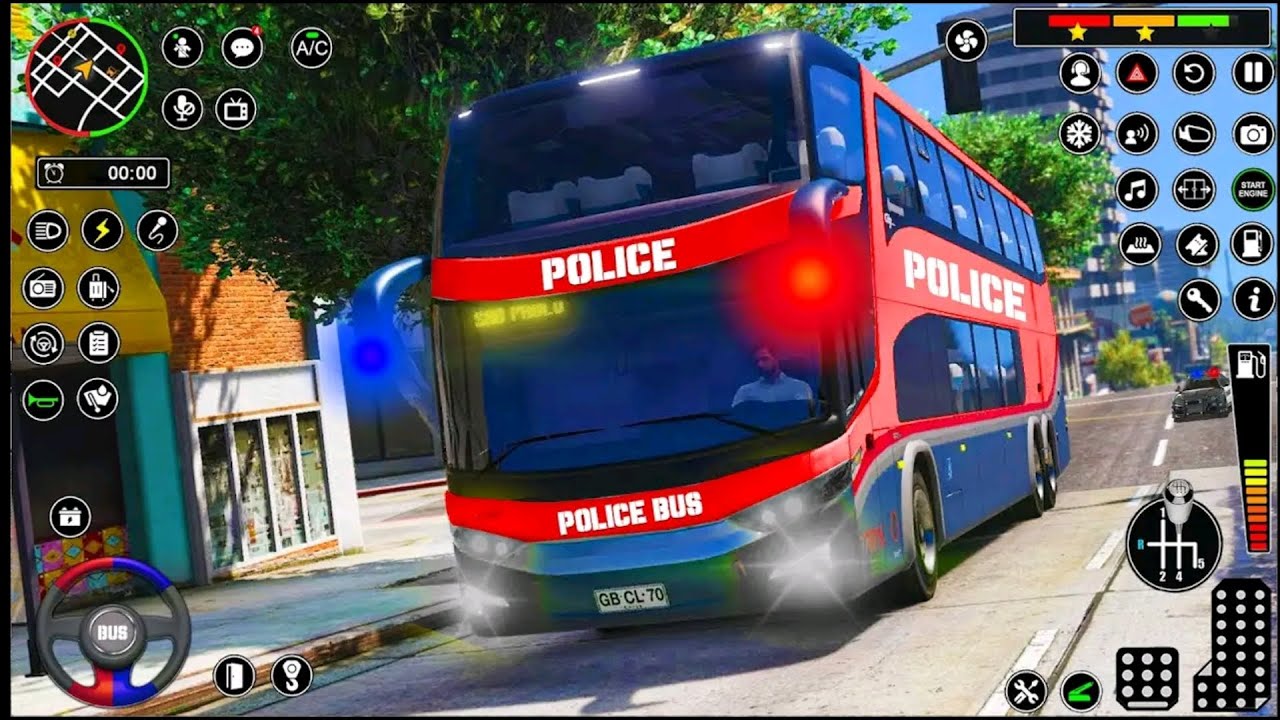 Police Bus Simulator 2023 - Bus Prison Transport Game Offline - Mobile Gameplay #4