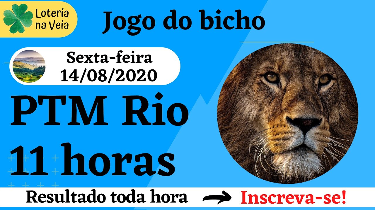 Resultado jogo do bicho PTM rio 11hs 14 08 2020 sexta feira YouTube Resultado jogo do bicho PTM rio 11hs 14 08 2020 sexta feira YouTube