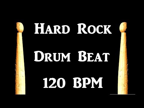 hard-rock-drum-beat-full-song-format-120-bpm-bass-backing-track-#277