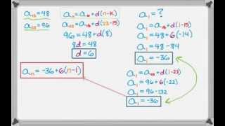 Arithmetic Sequences More Examples
