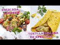 Ensalada campera  tortilla rellena de kokotxas al pil pil  joseba y karlos arguiano