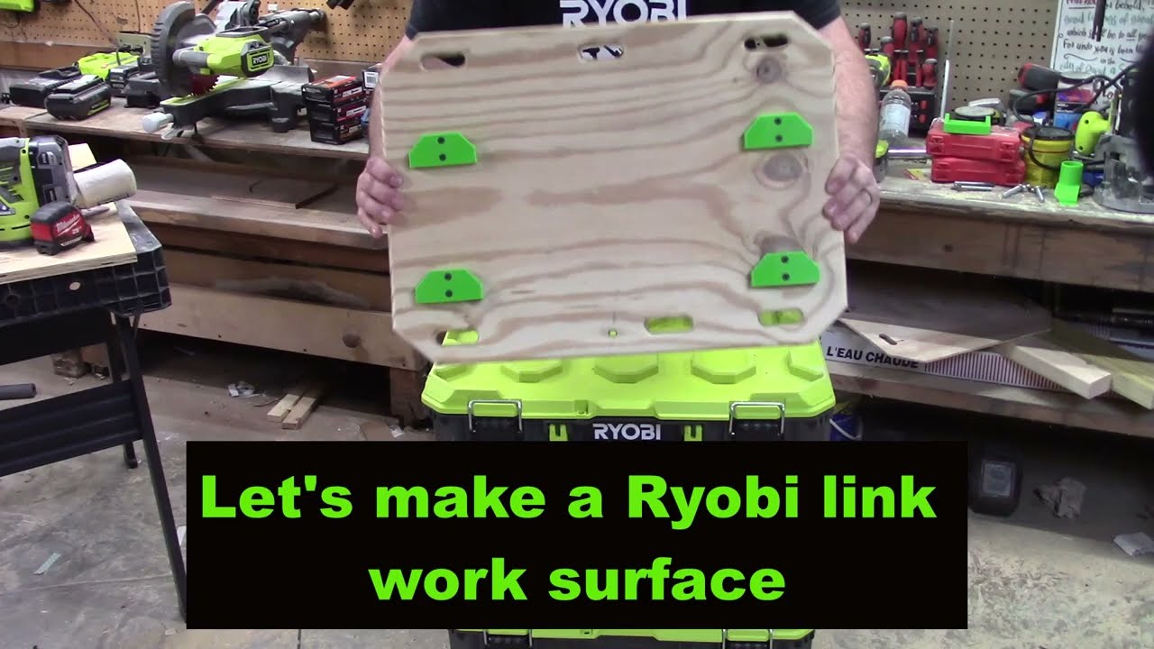 14 seconds make it! Ryobi Link work surface