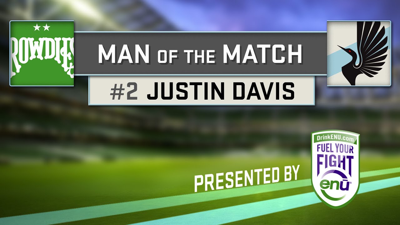 ENU Man of the Match | Justin Davis nasl standings