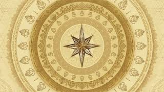 SACRED GOLDEN COMPASS YANTRA Divine Alignment & Inner Light - No Music - Background for TV screenshot 4
