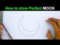 How to draw a perfect moon