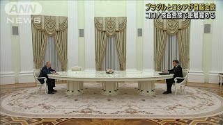 「ブラジルとロシアは団結する」首脳会談　コロナ検査受検で距離縮める(2022年2月17日)