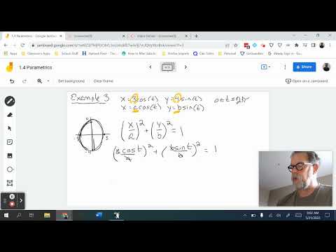 AP Calculus 1.4V3 Ellipse and line segment