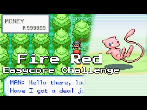 Pokemon Fire Red Easycore Challenge - GBA Hack ROM for Noob Player with More Features @Ducumoncom