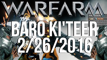 Warframe: Baro Ki