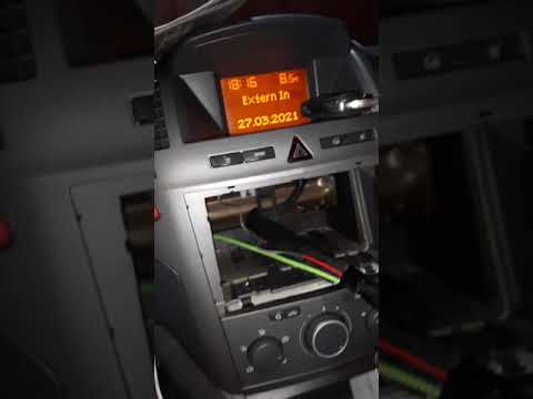 Opel Zafira B. Aux кабель для CD30MP3 простое подключение без вскрытия магнитолы. часть 1.