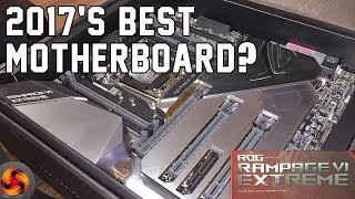 Asus ROG Rampage VI Extreme Motherboard - First Look!