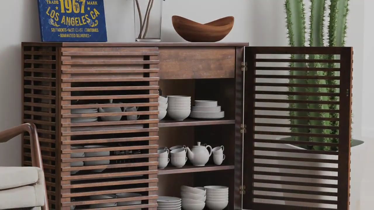 199050 - Linea Cabinet Walnut