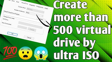Create virtual drive in ultra ISO Part 2