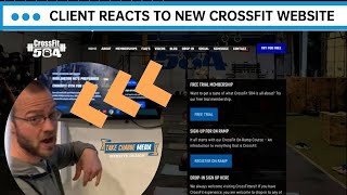Client Reacts to New CrossFit GYM website design by Take Charge Media - CrossFit Marketing
