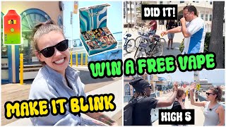 Make it blink = Keep the vape