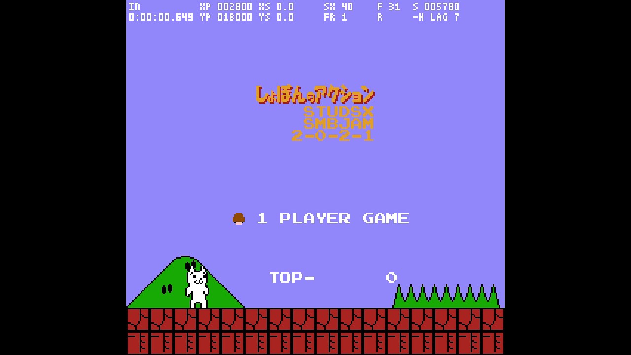 [TAS] [Obsoleted] NES Syobon Action JAM in 0:36.041 (SMB1 ROM Hack)