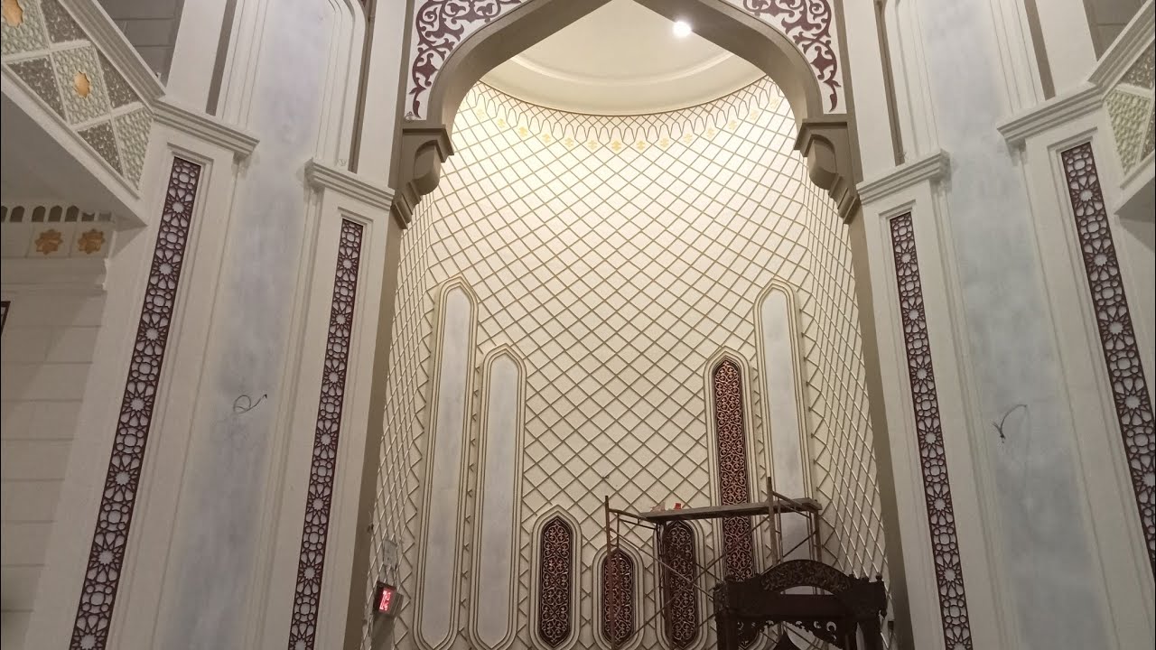 (22 Desember 2025) Tahap Pemasangan Ornamen Dan Kaligrafi