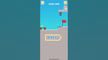 Draw bridge puzzle game level 1948 #gaming #drawing #Shorts