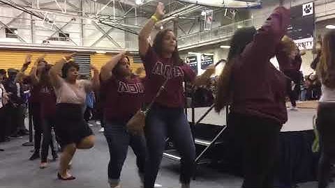 LTA ALPHA CHAPTER Strolling @ Kean Meet The Greeks FALL 2016