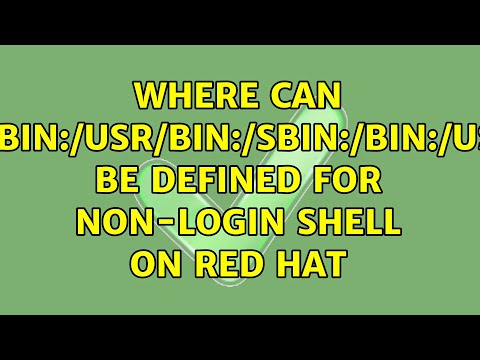 Where can $PATH be defined for non-login shell on Red Hat