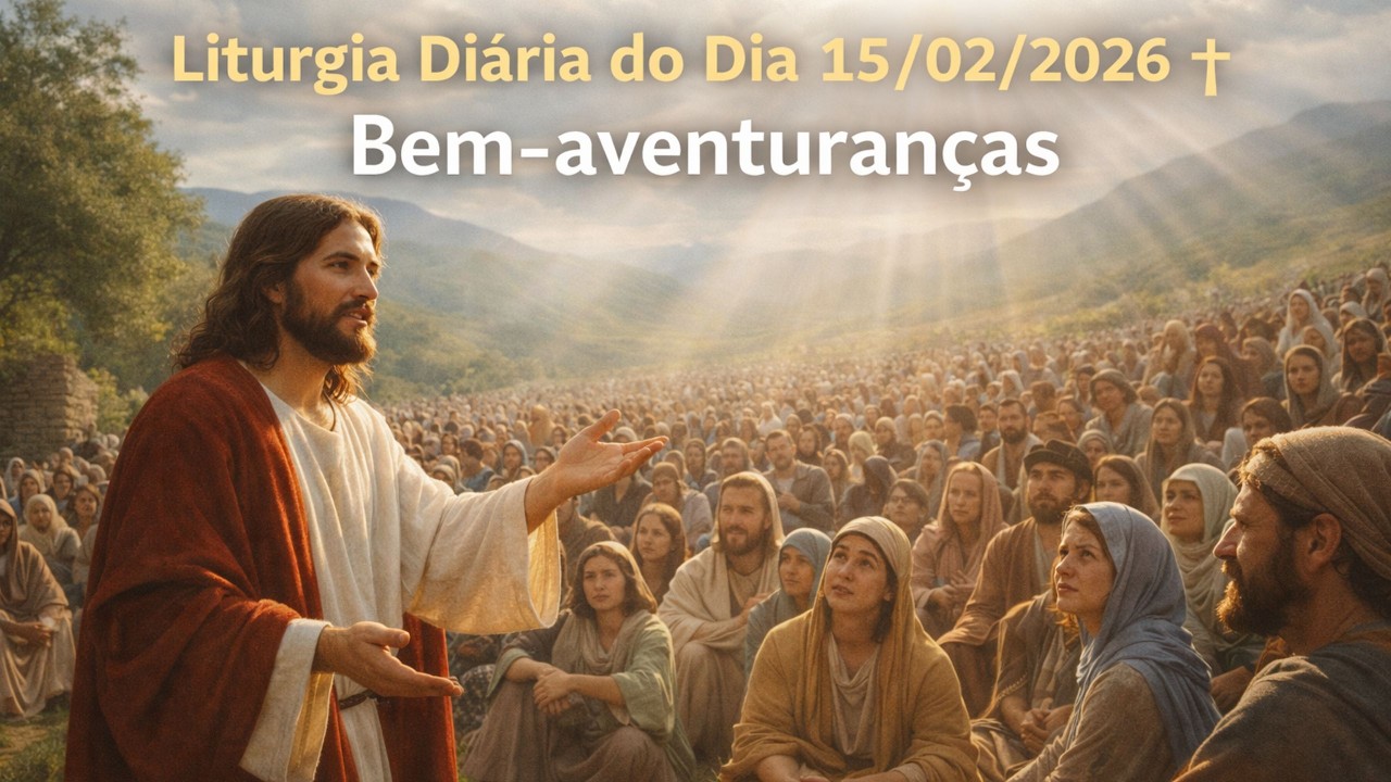 LITURGIA DIÁRIA DE 15 DE FEVEREIRO DE 2026 ✝️ FELIZES OS QUE CONFIAM NO SENHOR