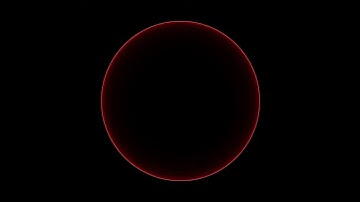 Red Circle Neon Screen Glow Frame Square - Free Use - No Copyright, Animations, Stock Footage