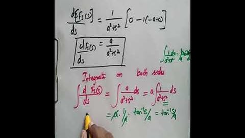 Fourier Transform  Find the fourier sine  transform of f(x) =e^(-ax)/x - II