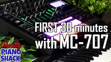 ROLAND MC 707 - Demo jam and first impressions