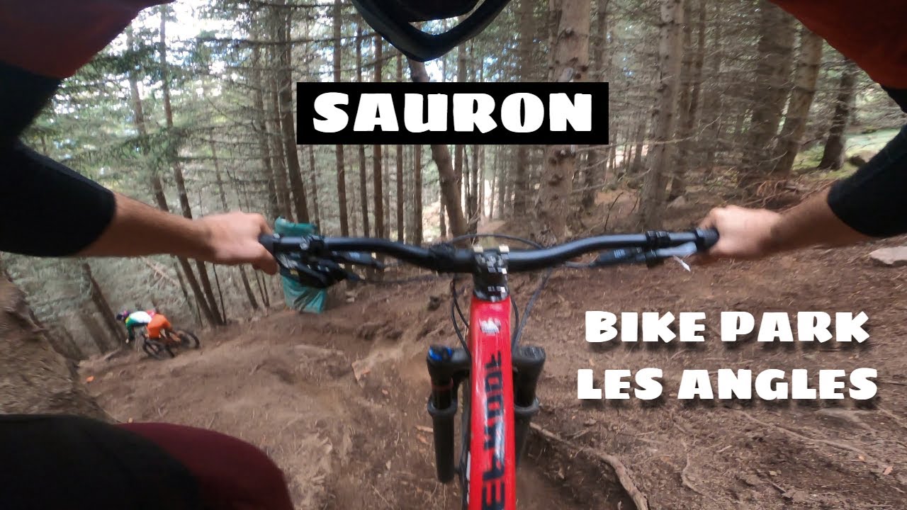 LES ANGLES BIKE PARK. ⚫ Pista Negra :  SAURON ⚫