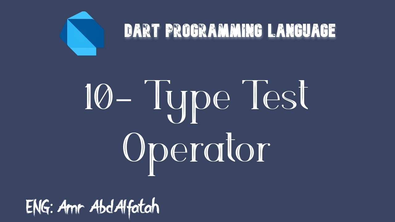 10- Data Type Operators (Type Test Operators) - YouTube