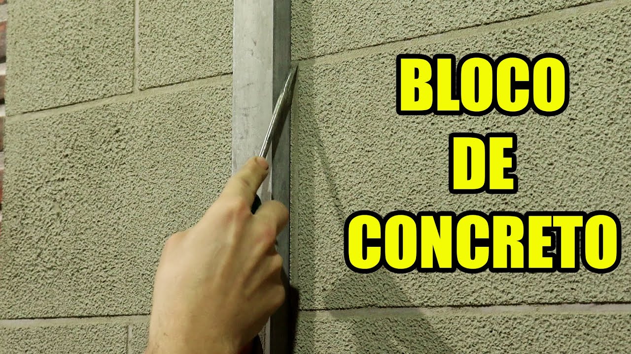 Como Fazer BLOCOS de CONCRETO com Argamassa faça você mesmo YouTube