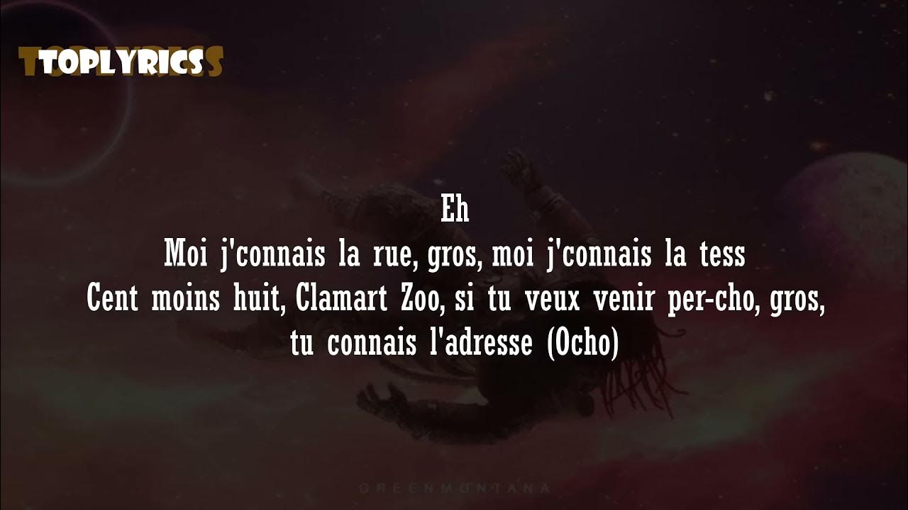 Paroles De Sdm Mr Ocho Green Montana – Evidemment feat. SDM (Paroles/Lyrics) - YouTube