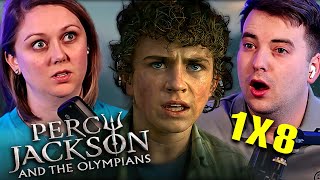 PERCY JACKSON AND THE OLYMPIANS (2023) 1X8 REACTION! | Rick Riordan | Disney