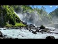 NORWAY挪威自驾游（13）西部峡湾自然风光· Låtefossen瀑布