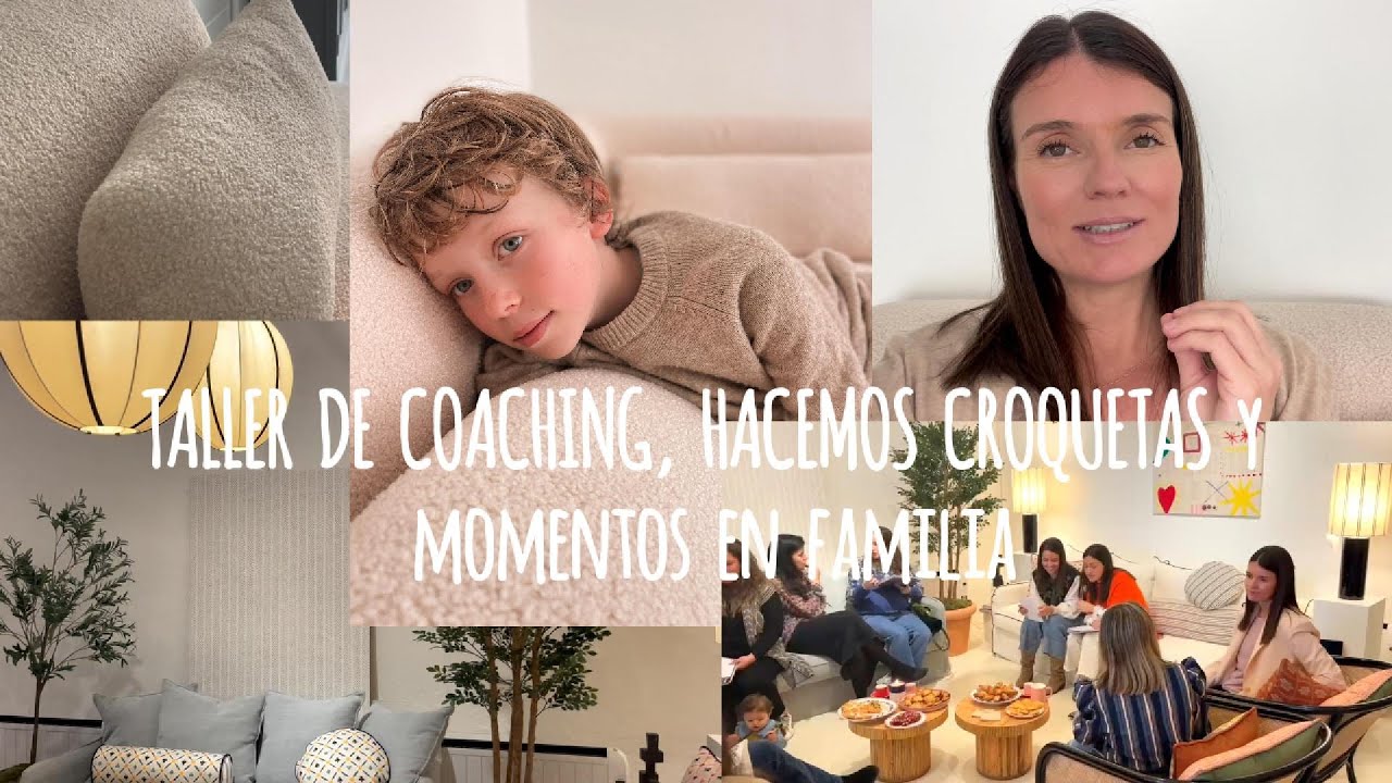 Taller de Coaching con desayuno rico ☕🥐, hacemos croquetas con Marco y momentos en familia ✨